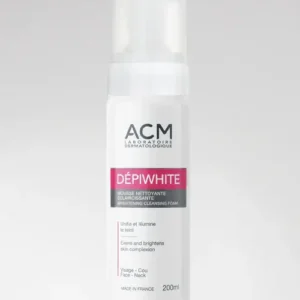 acm depiwhite mousse nettoyante 200ml