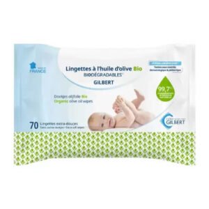 gilbert lingettes huile oliv paquet 70
