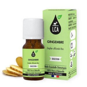 lca huile essentielle gingembre 10ml bio