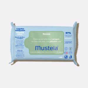 mustela lingettes nettoyant coton bio b/70