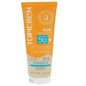 topicrem lait solaire hydrantant spf50+ 200ml