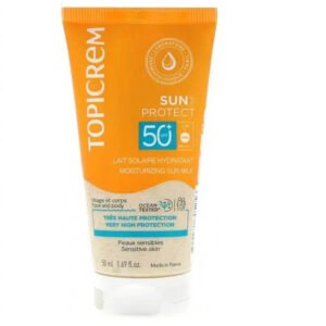 topicrem lait solaire hydratant spf50+ 50ml
