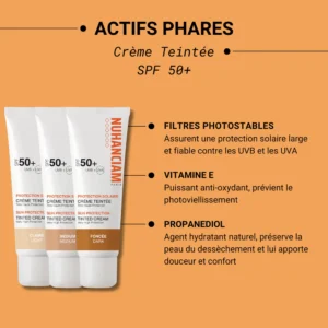 nuhanciam teinte foncee spf50+ 50ml